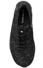 Everon Knit Speckled Black/White Sneaker Légère en Tricot pour Femmes Antidérapante de Infinity Footwear par Cherokee