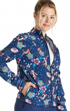 TF320 Tooniforms Packable Print Jacket by Cherokee - Tigger Bounces