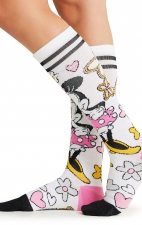 Tooniforms Print Support Graduated Compression Socks - So Cute Minnie