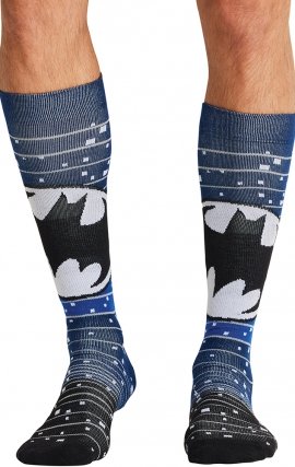 Men's Tooniforms Print Support Graduated Compression Socks - Courageous Batman