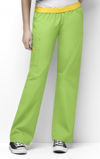 5016 WonderWink Origins Québec – Pantalon d’uniforme avec ceinture élastique - Green Apple