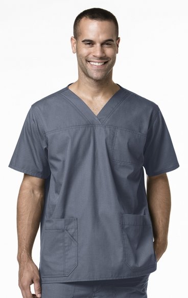 *FINAL SALE M C15208 Carhartt Men's Ripstop Multi-Pocket Scrub Top