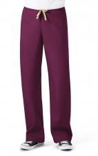 5006 WonderWink Origins Papa – Pantalon d’uniforme unisexe avec cordon - Wine