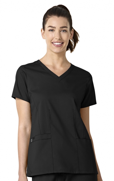 105 WonderWork Women's Shaped V-Neck Top