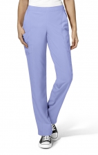 5155 W123 de WonderWink Pantalon double cargo à devant plat pour femmes