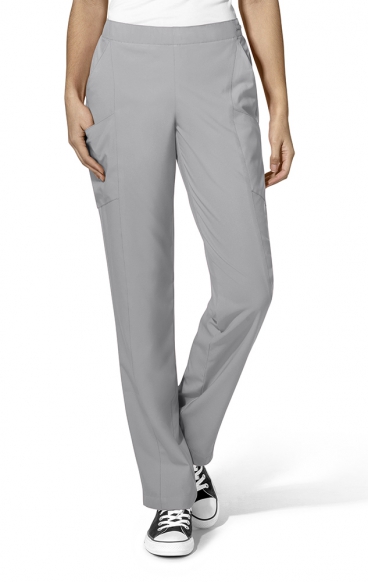 *VENTE FINALE M 5155 W123 de WonderWink Pantalon double cargo à devant plat pour femmes - Entrejambe 31po