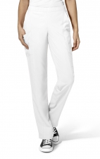 5155 W123 de WonderWink Pantalon double cargo à devant plat pour femmes