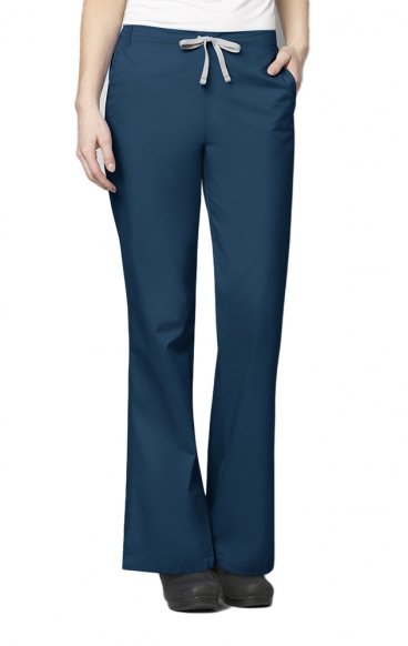 *FINAL SALE S 502 WonderWORK Women’s Flare Leg Drawstring Scrub Pant - Inseam: Regular 31"