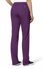 5155 W123 de WonderWink Pantalon double cargo à devant plat pour femmes