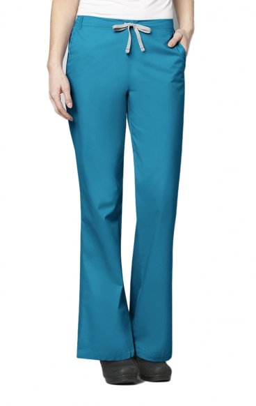 *FINAL SALE 3XL 502 WonderWORK Women’s Flare Leg Drawstring Scrub Pant - Inseam: Regular 31"