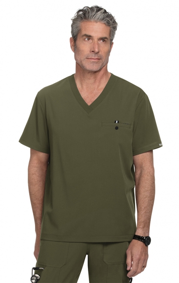 671 koi Next Gen On Call Men's One Pocket Scrub Top 