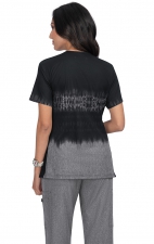 1031PR koi Basics Cali Top - Tie Dye Black Heather Grey