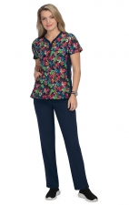 1052PR Planet koi Thea Print Top - Tropical Climate