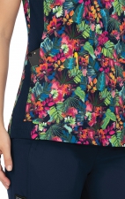 1052PR Planet koi Thea Print Top - Tropical Climate