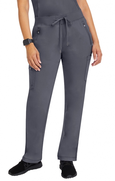 *FINAL SALE PEWTER 9141 Healing Hands Purple Label Toni Yoga Knit Waistband With Convertible Drawstring Pant