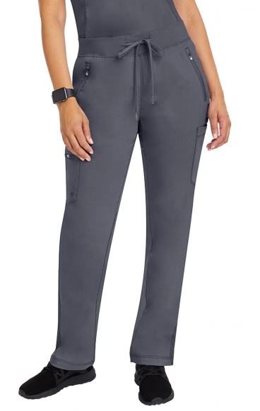 *VENTE FINALE PEWTER 9141 Healing Hands Purple Label pantalon Toni avec ceinture yoga en tricot et un cordon convertible