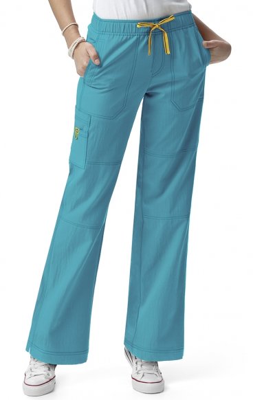 *FINAL SALE 3XL 5214P Petite WonderWink Four-Stretch Cargo Scrub Pants