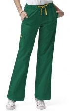 5214 WonderWink Pantalon de cargaison à quatre-sens - Hunter Green