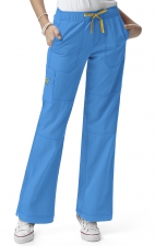 5214 WonderWink Pantalon de cargaison à quatre-sens - Malibu Blue