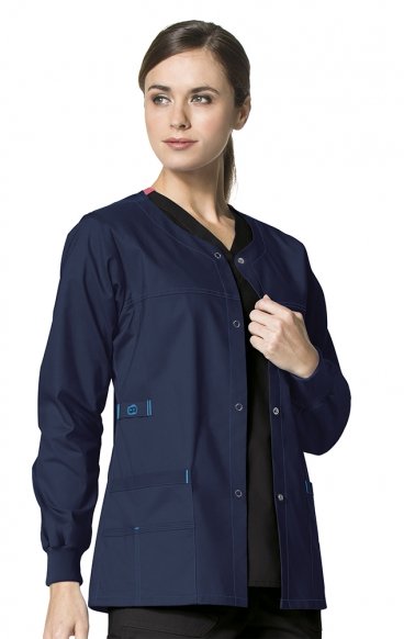 *FINAL SALE 3XL 8108 WonderFlex Constance Snap Scrub Jacket