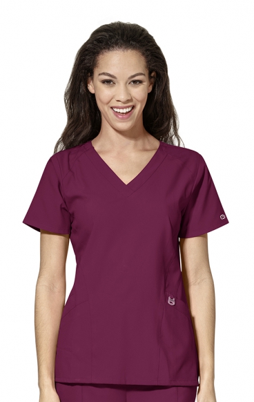 *VENTE FINALE S 6155 W123 de Wonderwink - Haut en V stylisé pour femme *VENTE FINALE S 6155 W123 de Wonderwink - Haut en V stylisé pour femme