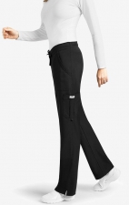 Le P3011 Carmen - MOBB mentalité Jambe droite Scrub Pant  - Black (BL)