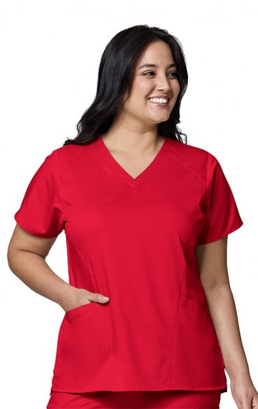 *FINAL SALE XS 6319 WonderWink PRO Women's 4 Pocket V-Neck Top