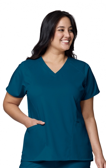 *FINAL SALE S 6319 WonderWink PRO Women's 4 Pocket V-Neck Top *FINAL SALE S 6319 WonderWink PRO Women's 4 Pocket V-Neck Top