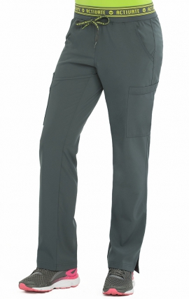 8758 Med Couture Activate 4-way Energy Stretch YOGA 2 CARGO POCKET PANT - Regular: (31")