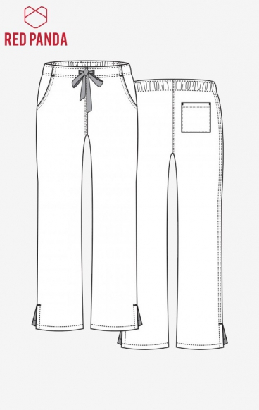 *VENTE FINALE L 9716 - Red Panda &ndash; Pantalon demi &eacute;lastique