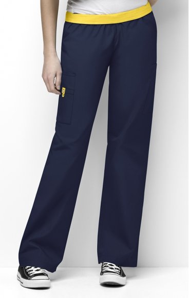 *VENTE FINALE L 5016T de haute taille WonderWink Origins Québec – Pantalon d’uniforme avec ceinture élastique