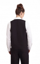 VE340 MOBB Black Unisex Waiter/Waitress Vest
