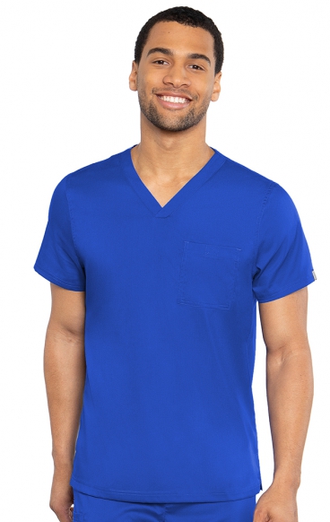 *FINAL SALE L 7478 Med Couture Rothwear Cadence One Pocket Men's Scrub Top