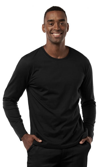 *VENTE FINALE BLACK 2909 WonderWink Layers T-Shirt a Manches Longues pour Hommes