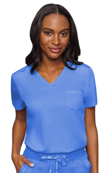 Med Couture Insight 1-Pocket Tuck-In Scrub Top, Scrubs & Beyond