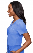 7448 Med Couture Touch Chest Pocket Top
