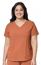 6134 WonderWink Renew Women's V-Neck Top