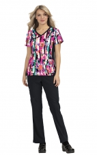 385PR koi Raquel Print Top - Candy Striper