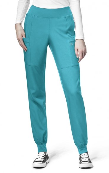 *FINAL SALE L 5555 W123 by WonderWink - Comfort Waist Cargo Jogger Scrub Pants