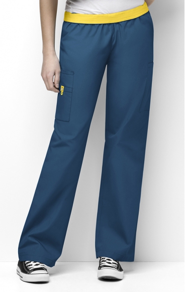 *VENTE FINALE 3XL 5016T de haute taille WonderWink Origins Québec – Pantalon d’uniforme avec ceinture élastique