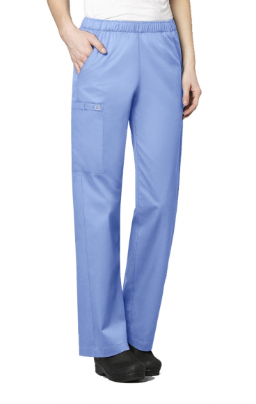 *FINAL SALE L 501 WonderWork Elastic Waist Cargo Scrub Pants