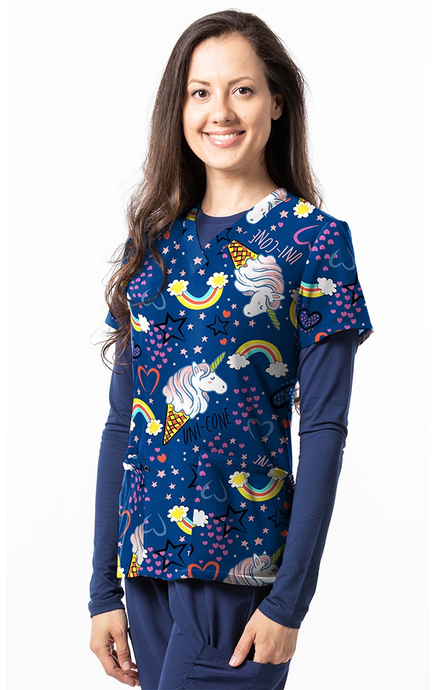 Unicorn hot sale scrub jacket