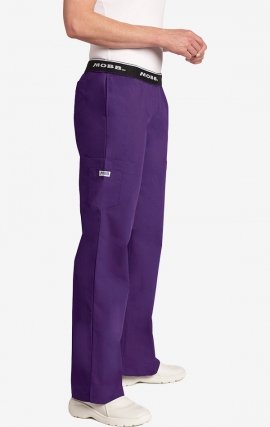 Boot Cut aileron de chiquenaude MOBB Scrub Pant -  Eggplant (EG)