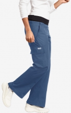 MOBB Flexi taille Scrub Pant - Postman Blue