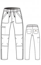 C51118 Carhartt Pantalon Utilitaire Ripstop Rugged Flex Coupe Moderne pour Femmes