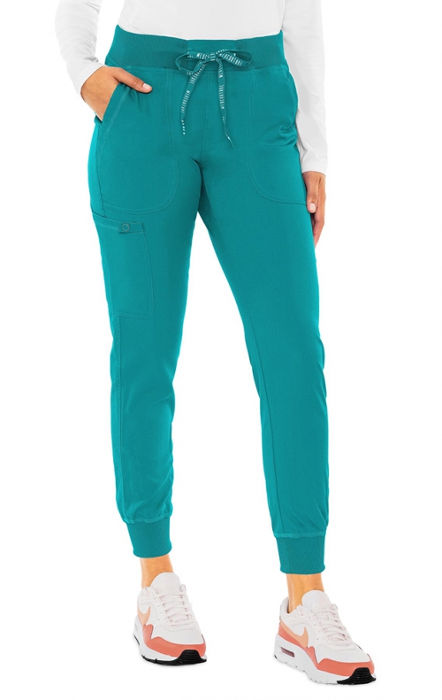 Epic by MedWorks Women's Yoga Jogger Scrub Pant | Teal - XS