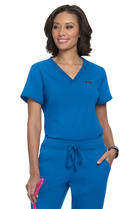 1039 koi Lite Stretch Velocity Scrub Top