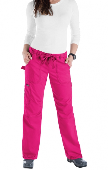 koi Scrubs Women's Lindsey TALL Low-Rise Cargo Pants, Tall Scrub Pants