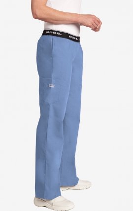 312P-TALL Ceil Blue Boot Cut Flip Flap MOBB Scrub Pant