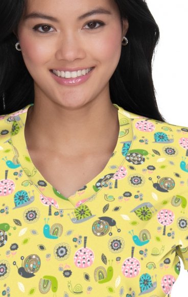 384PR koi Basics Leslie Haut Imprimé - Sunny Snails 384PR koi Basics Leslie Haut Imprimé - Sunny Snails